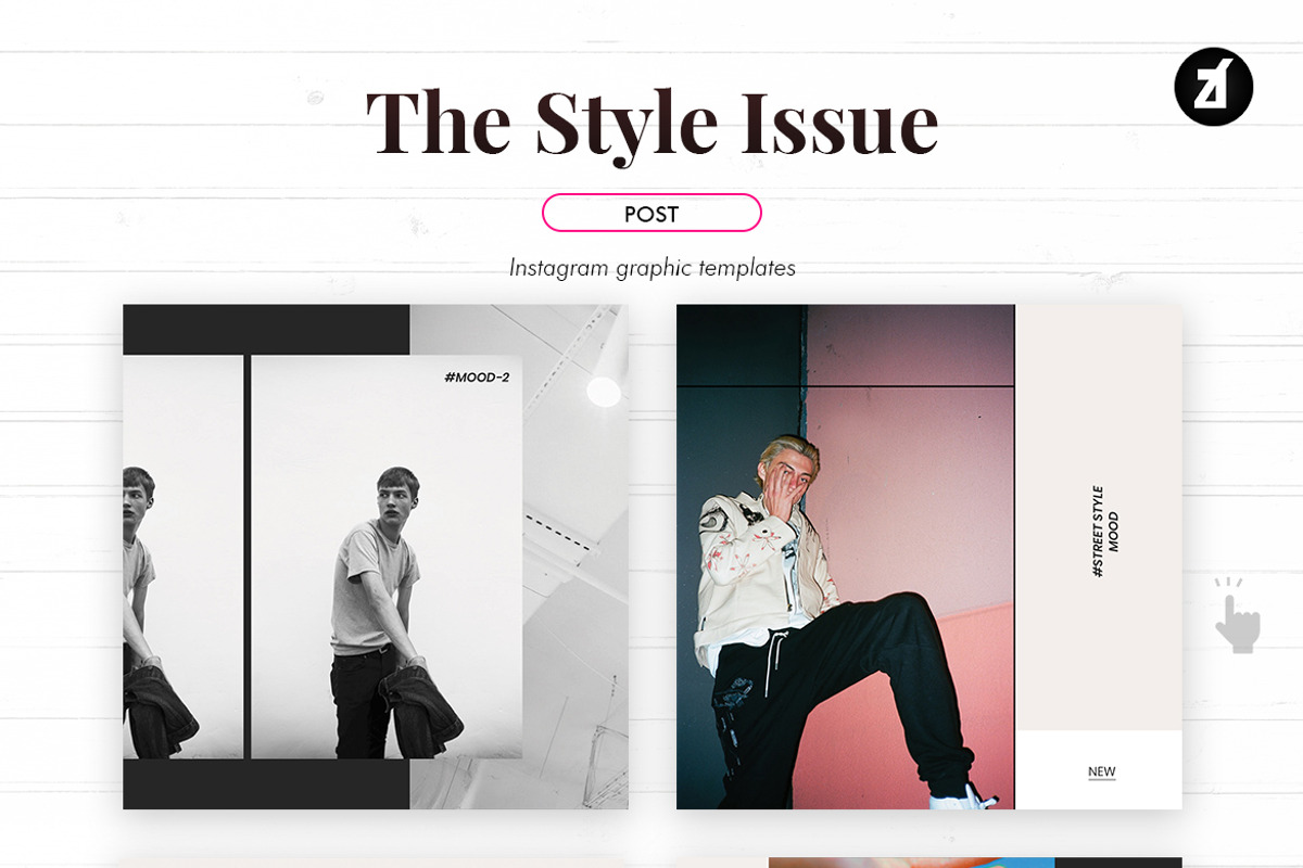 The style issue social media graphic, a Social Media Template by Chanut is industries (Photo 4 of 8)