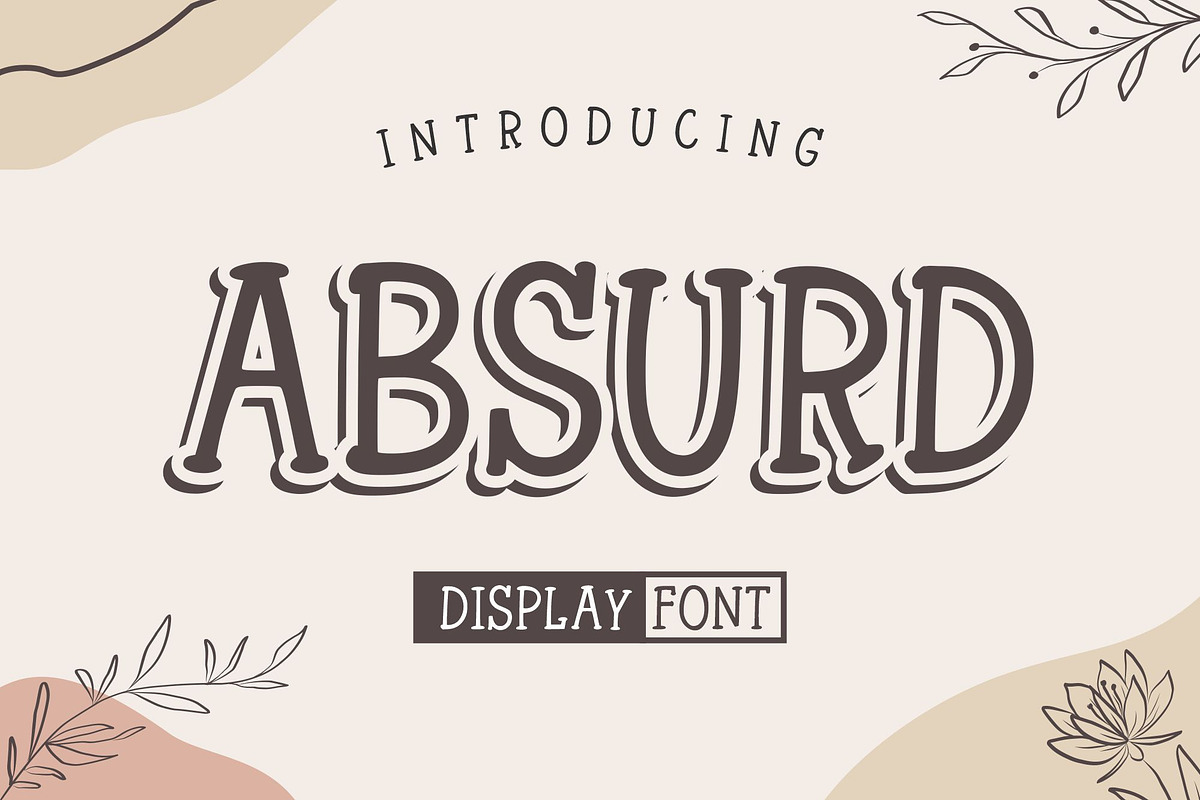 Absurd, a Font by Limited.studio (Photo 1 of 4)