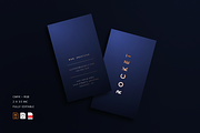 5 in 1 Vertical Luxury Business Card, a Business Card Template by Ctrl space studio (Thumbnail 4 of 6)