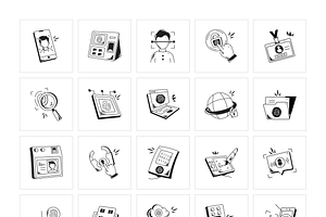 Animated Biometric Recognition Icons