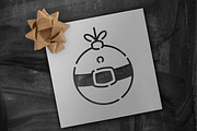 205 Christmas Stencils Designs, a Decorative Illustration by Arshad Ali (Thumbnail 8 of 14)