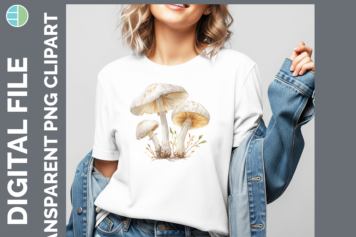 Mushroom Illustration Bundle, 35 PNG, a Decorative Illustration by Enliven Designs (Photo 2 of 8)
