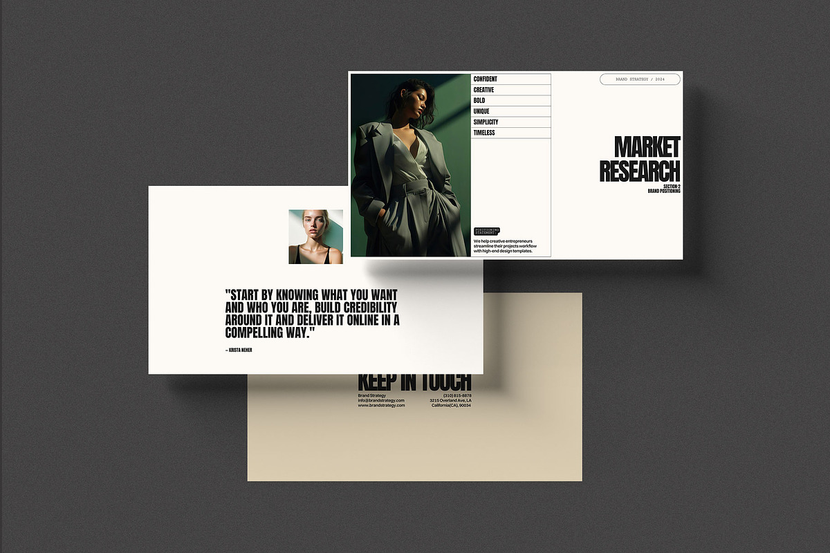 Brand Strategy Template | Canva, a Presentation Template by Moscovita Studio (Photo 3 of 9)