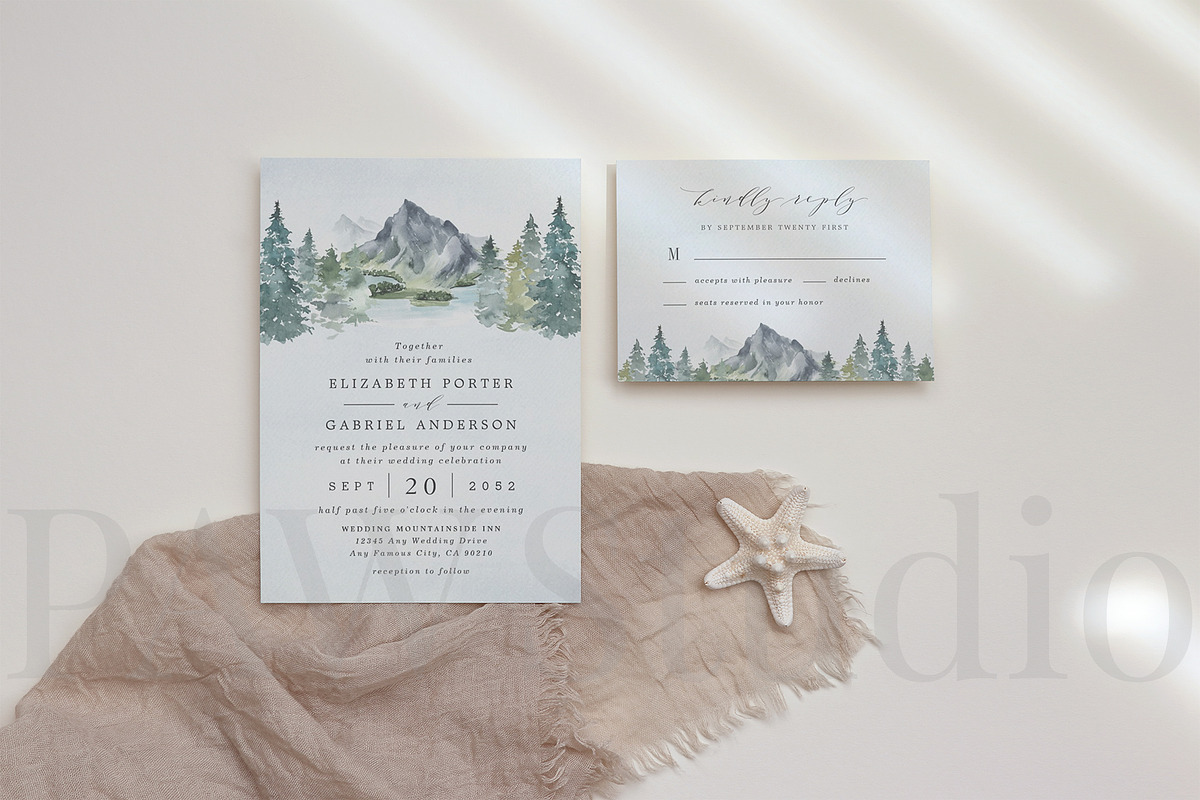 Cards Mockup 5x7 & 5x3.5, a Product Mockup by PawMockups (Photo 5 of 8)