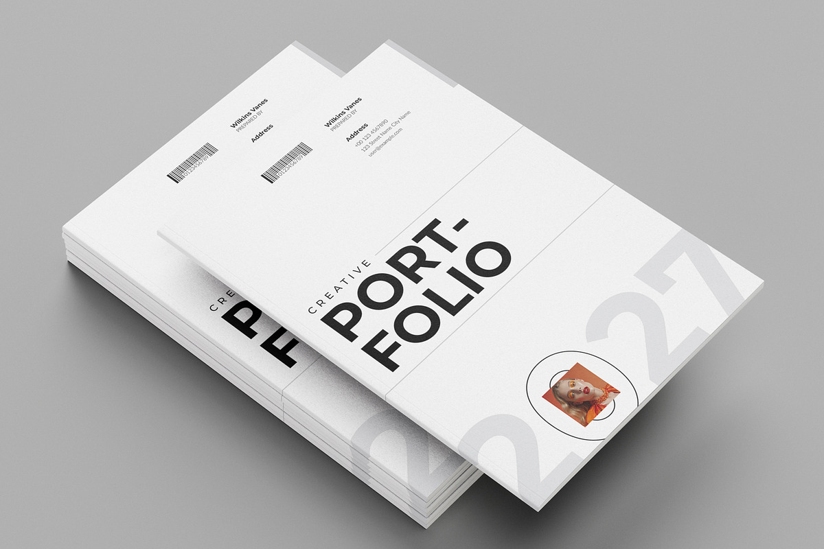 Modern Portfolio Cover Template, a Brochure Template by Spark_Creative (Photo 2 of 6)