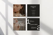 Skincare Instagram Templates Canva, a Social Media Template by Design Driven Media (Thumbnail 4 of 8)