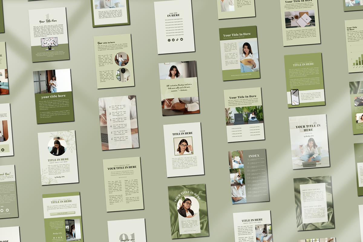 Ebook Template Design, a Magazine Template by The Little Lily Studio (Photo 4 of 5)