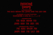 Medicine Drops - Death Metal Font, a Blackletter Font by Multype Studio (Thumbnail 10 of 12)