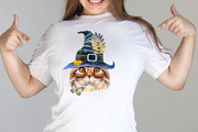 Portrait of Highland fold cat, an Animal Illustration by Watercolor fantasy (Thumbnail 2 of 5)