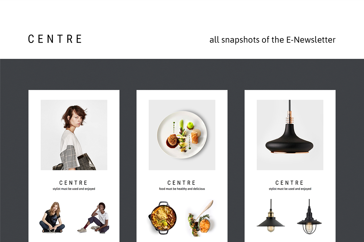 C E N T R E — E-newsletter, an Email Template by BOXKAYU (Photo 7 of 7)