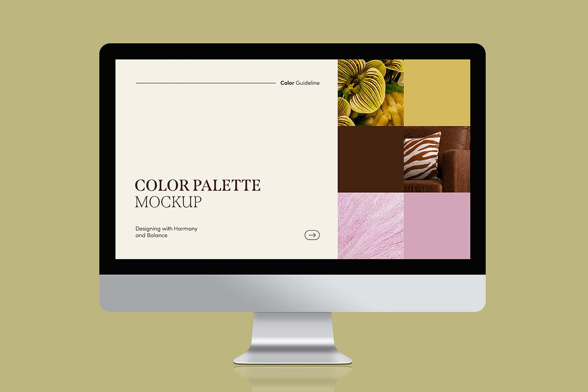 Color Palette Presentation Template, a Presentation Template by DesignerCandies (Photo 5 of 6)