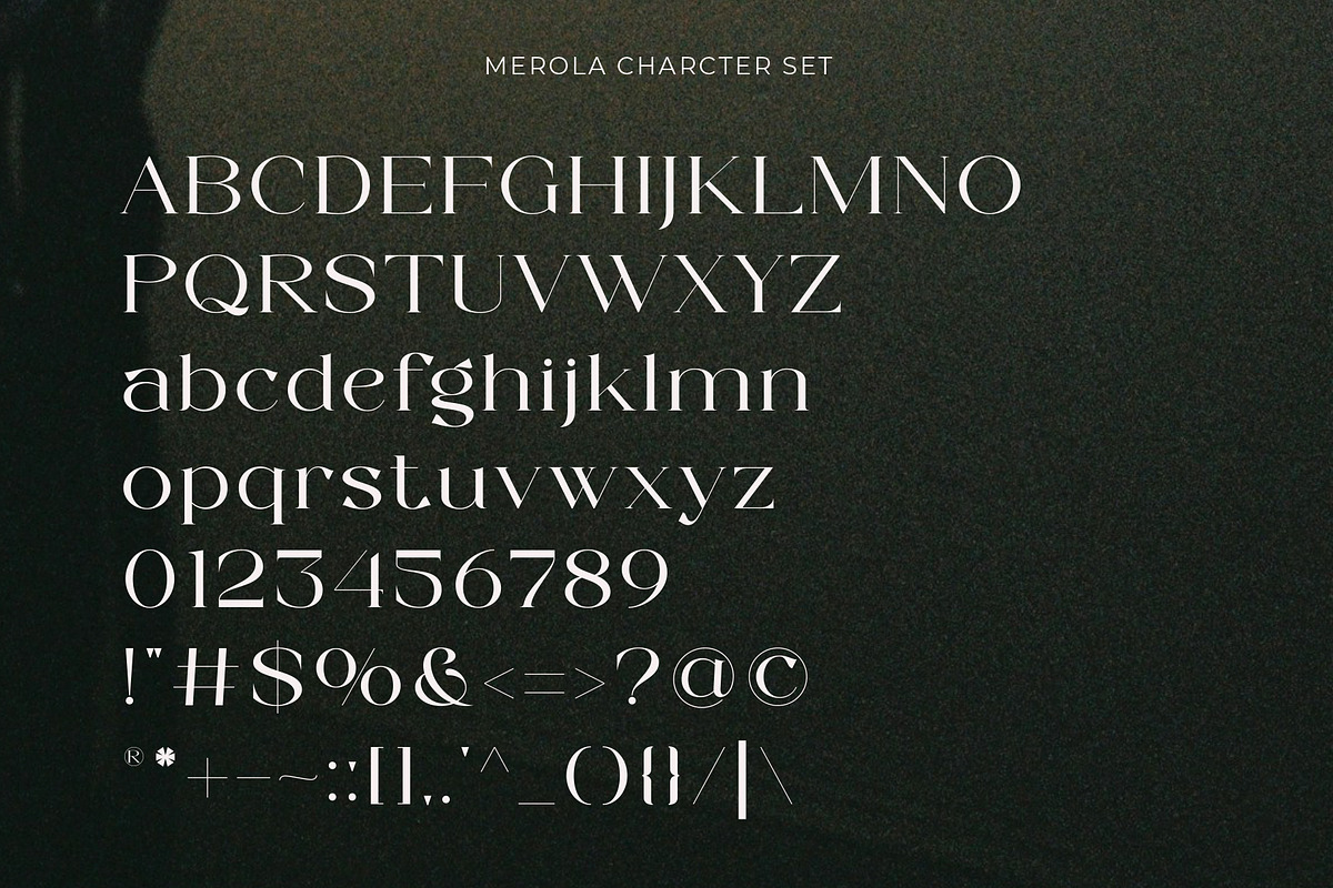 Merola - Elegant And Luxury Serif, a Serif Font by Muflieart (Photo 9 of 10)