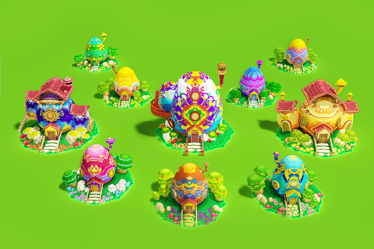 Cartoon Easter Village, an Environmental 3D Model by Souchenki (Photo 25 of 31)