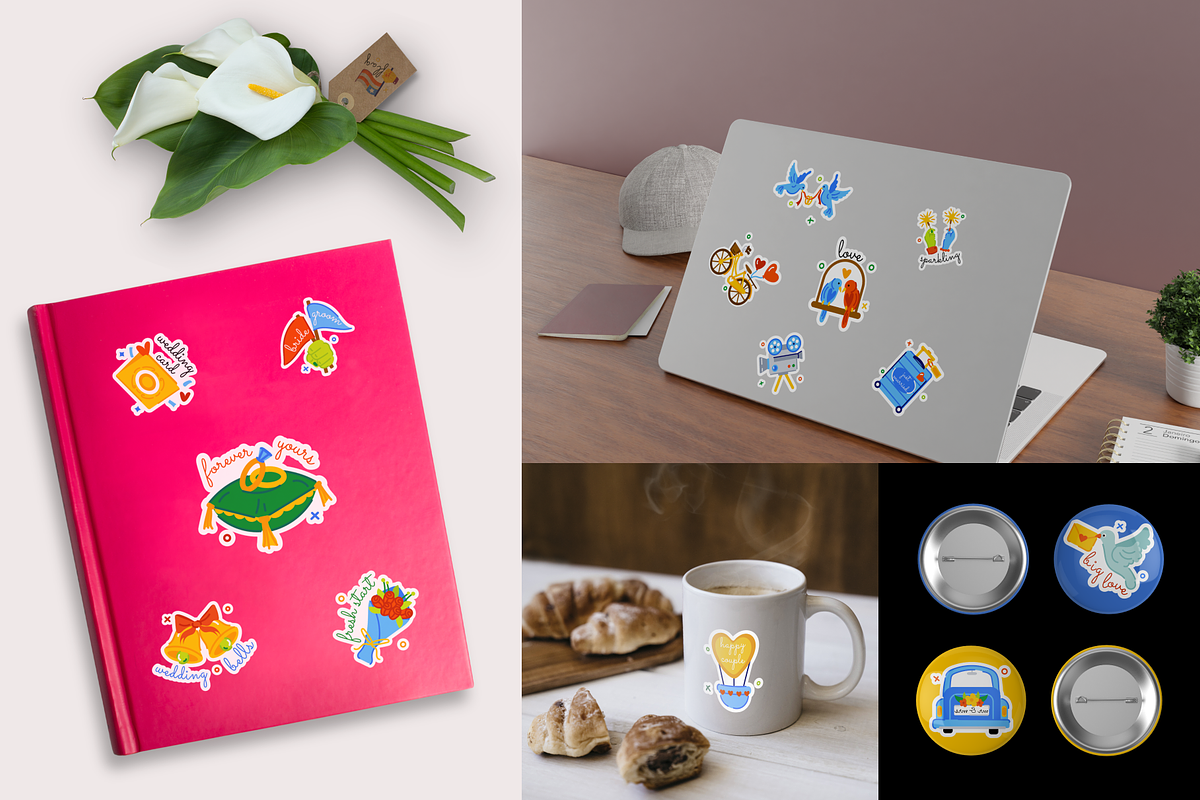 Animated Wedding Stickers, an Emoji Icon by Prosymbols (Photo 4 of 13)