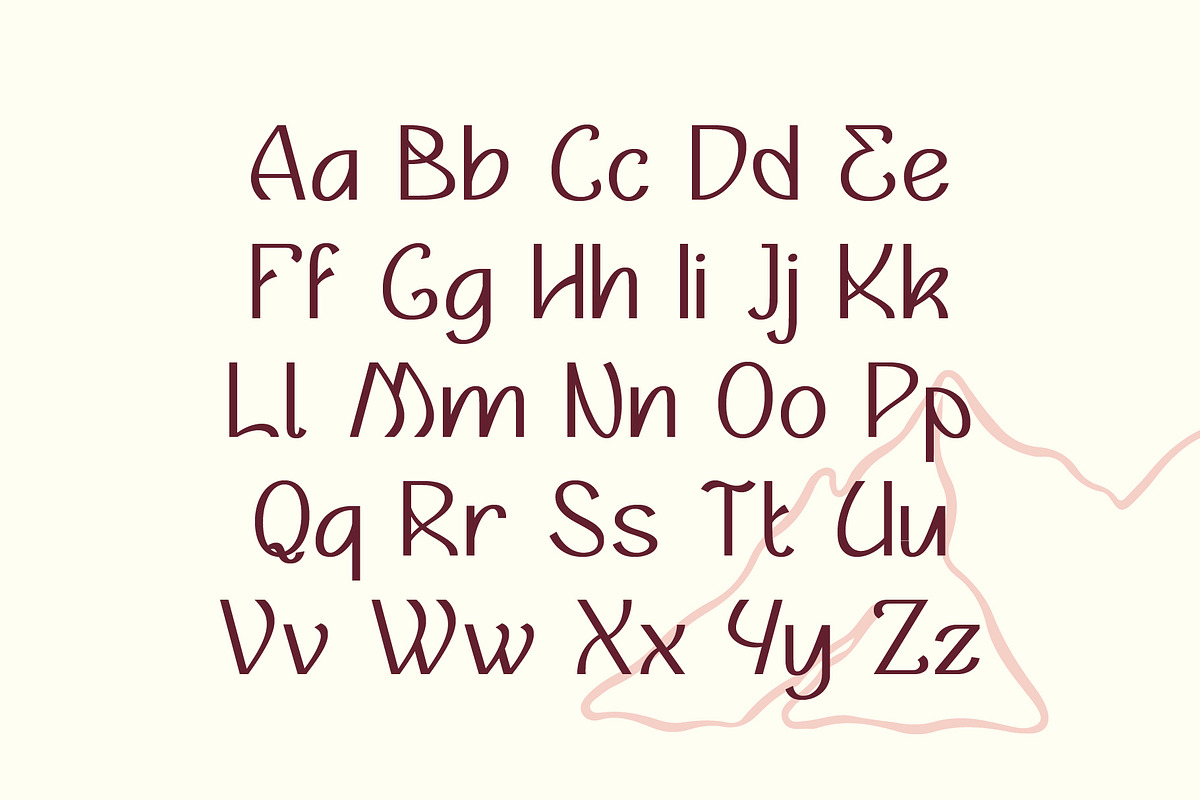 Thair - Sans Serif Font, a Sans Serif Font by Pikgura (Photo 2 of 6)
