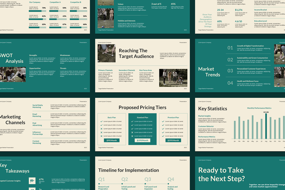 Target Market Presentation, a Presentation Template by Sixtemp (Photo 3 of 3)