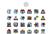 30 Education Icon Sets, an Outline Icon by VINZENCE STUDIO (Thumbnail 2 of 5)
