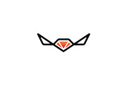 Diamond eyes logo, a Branding & Logo Template by gagego (Thumbnail 3 of 3)