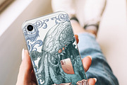 #Cthulhu with iPhone, an Illustration by inshader (Thumbnail 6 of 6)