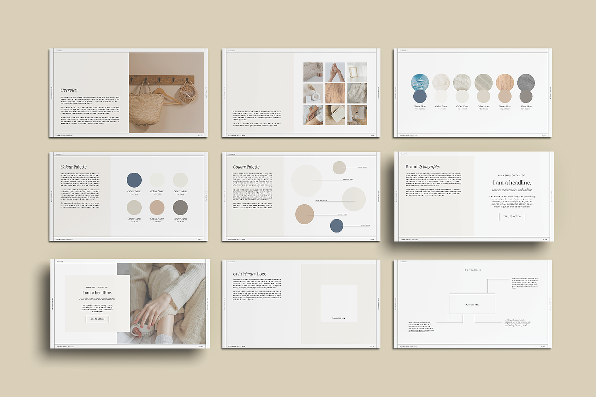 Brand Design Presentation Template preview 4