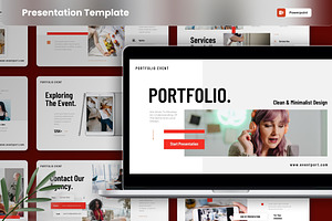 Portofolio Presentation PowerPoint, a Presentation Template by MtvtdArt