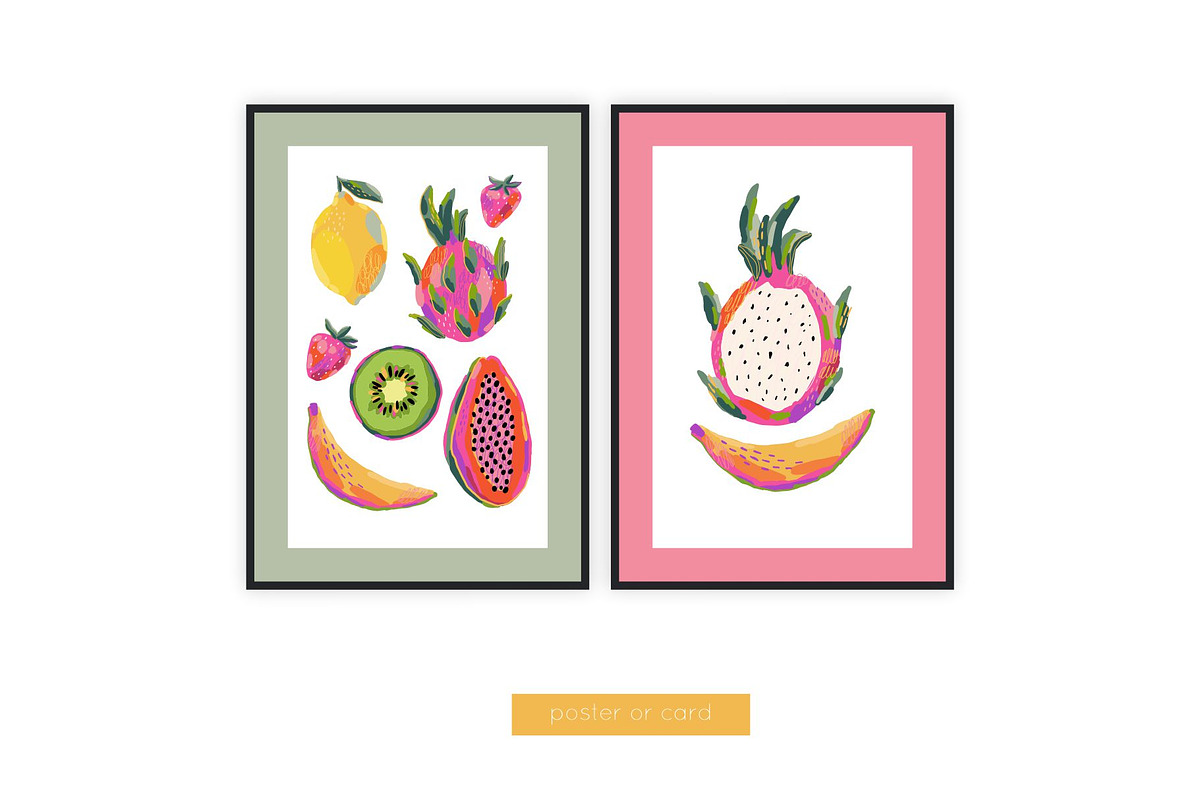 Abstract cute fruits, an Object Graphic by Barkova Nadya (Photo 6 of 6)