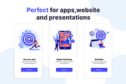Premium Flat Business Illustration, a Work Illustration by Raytas Studio (Thumbnail 3 of 8)