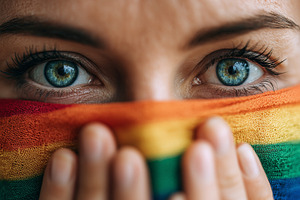 Close up portrait of a woman with, a Person Photo by MistyDay