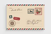 Christmas Vintage Postcard Template, a Card Template by BrandPacks (Thumbnail 3 of 4)
