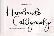 Handmade Calligraphy, a Handwritten Font by FreshTypeINK (Thumbnail 1 of 8)