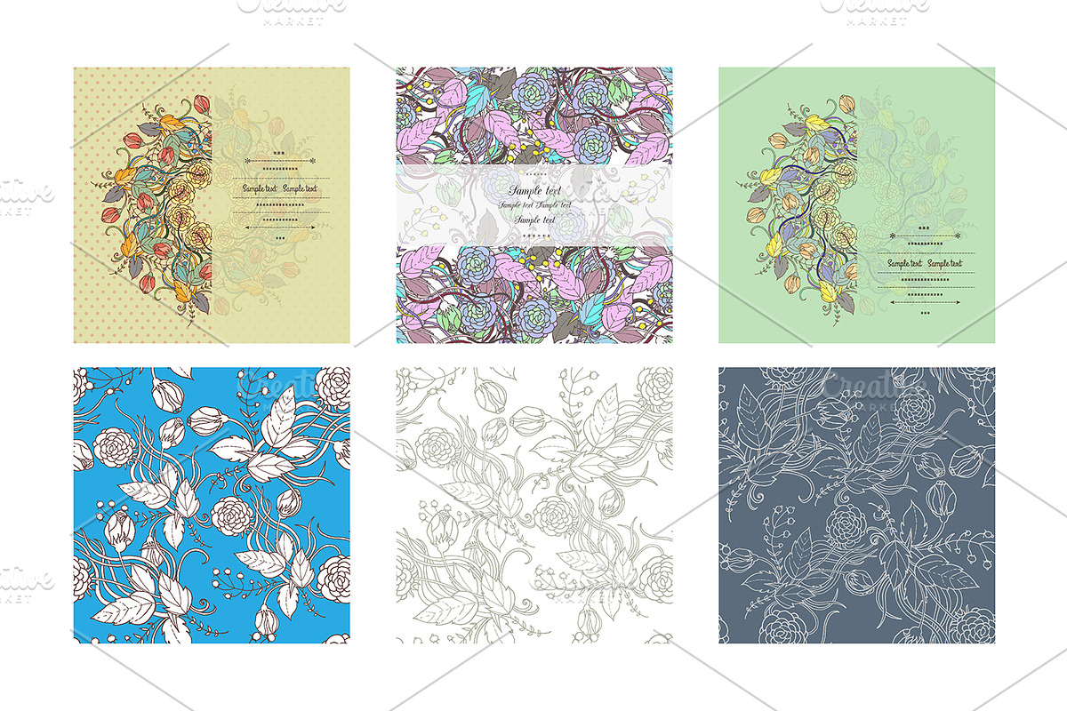 30 beautiful floral patterns preview 5