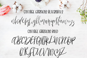 Cottage Gardens Script Font Duo