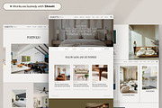 Interior Designer Website Template, a Websites & App Template by Superhero Design Co. (Thumbnail 4 of 6)