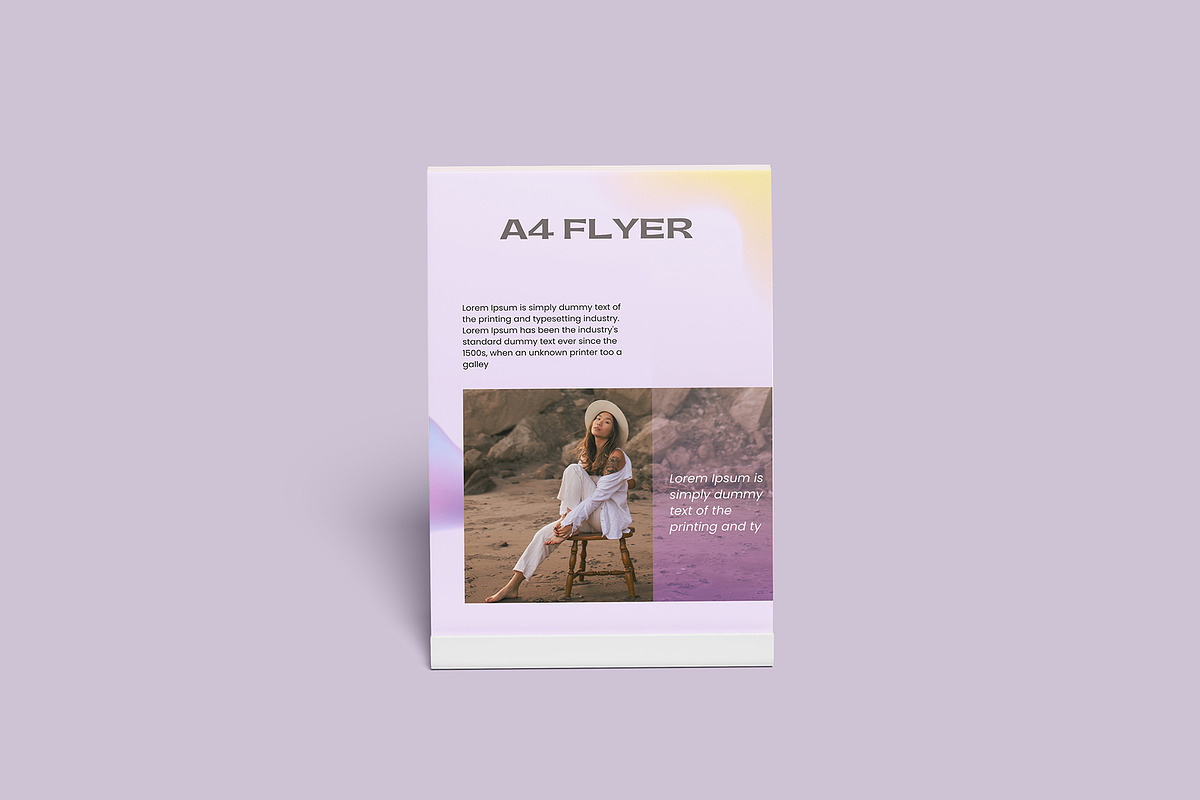A4 Flyer Mockup, a Print Template by Difa Design (Photo 2 of 8)