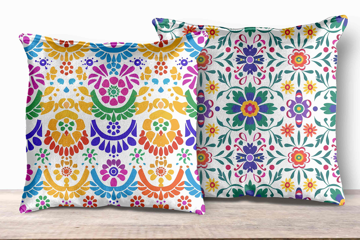 Mexican Papel Picado Patterns, a Pattern Graphic by Pattern Whimsy (Photo 2 of 5)