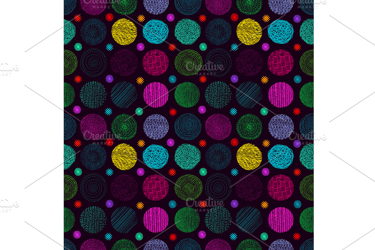 Seamless background with colored, a Texture Illustration by Nenahliadava Design