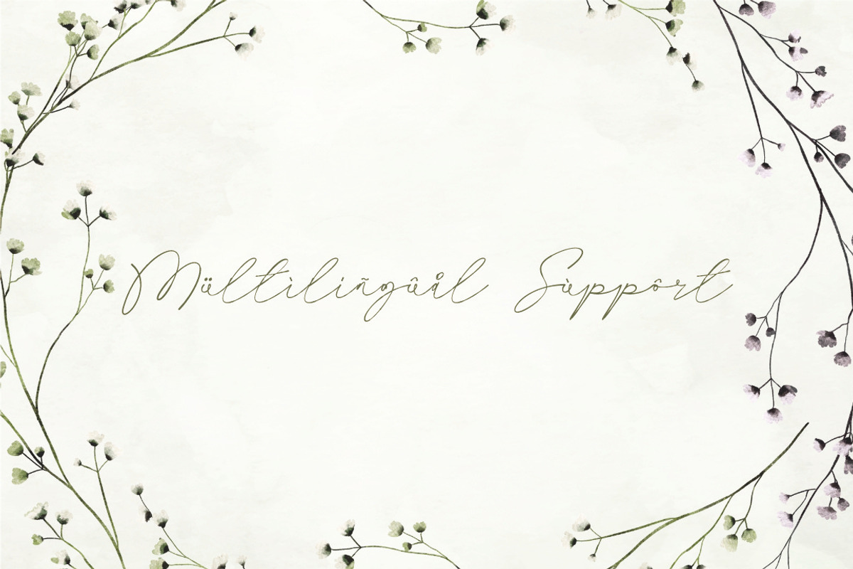 Ranessa Script, a Script Font by JNJ Studio (Photo 10 of 10)