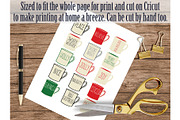 Coffee Lover's Christmas Clipart, a Seasonal Illustration by AlexandHer Digital Art (Thumbnail 3 of 4)