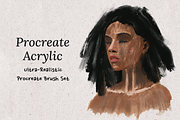 Realistic Acrylic Procreate Pack, a Brush Add-On by Brush Moment (Thumbnail 1 of 5)