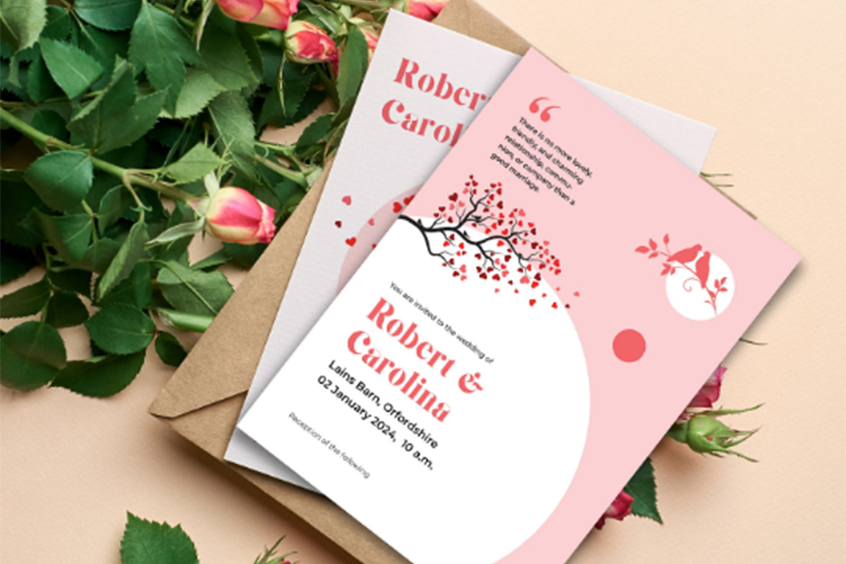 Elegant Wedding Card Collection, a Packaging Mockup by Cubex Design (Photo 1 of 5)