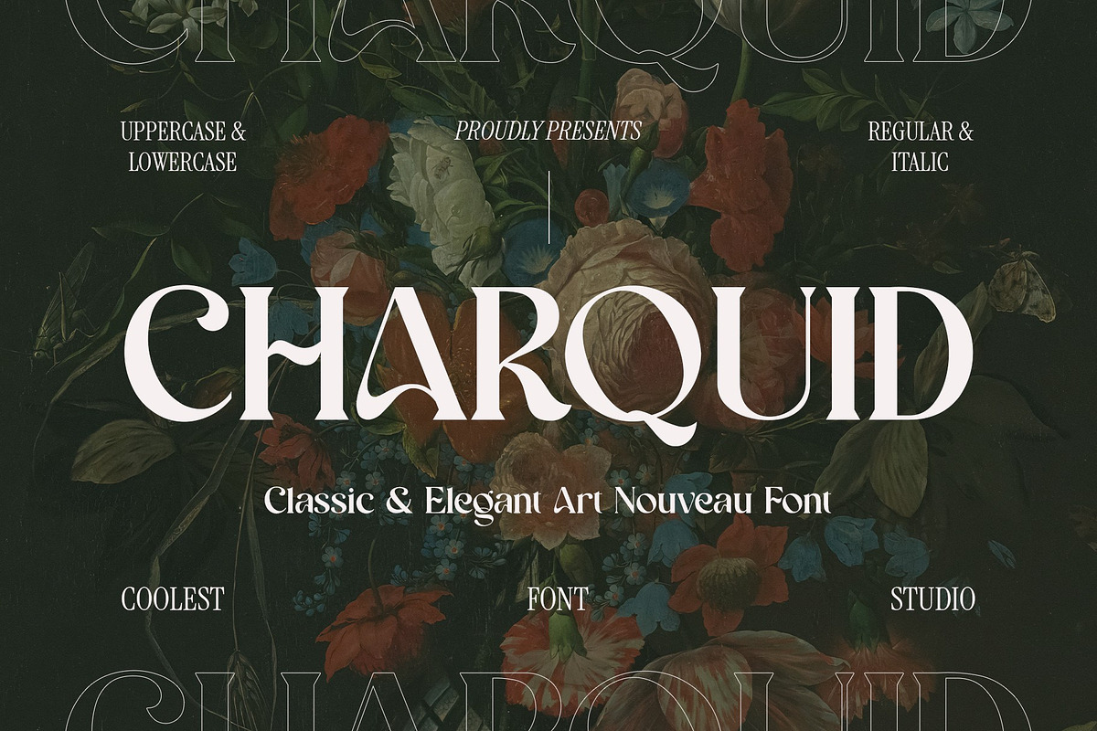 Charquid Font - Serif Font, a Serif Font by Koplexs Studio (Photo 1 of 10)