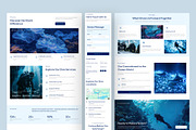 Scuba Diving Website UI Figma, an UI Kit Template by peterdraw (Thumbnail 3 of 7)