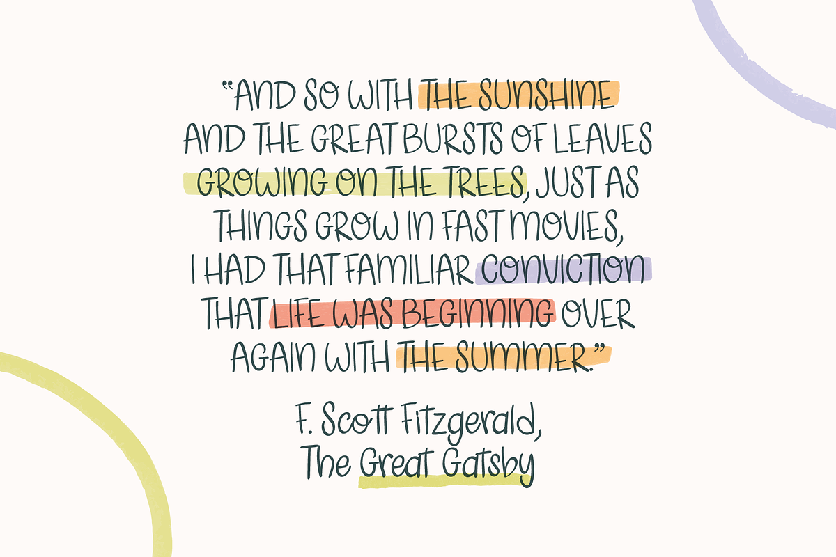 Beach POSTCARD | Handwritten font, a Handwritten Font by Fearless Confetti (Photo 6 of 8)