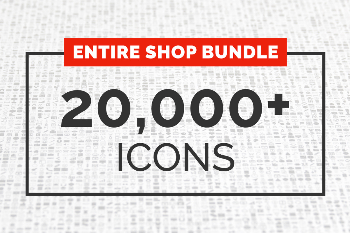 ENTIRE SHOP BUNDLE - 20,000+ icons, an Icon by IconUncle (Photo 1 of 27)