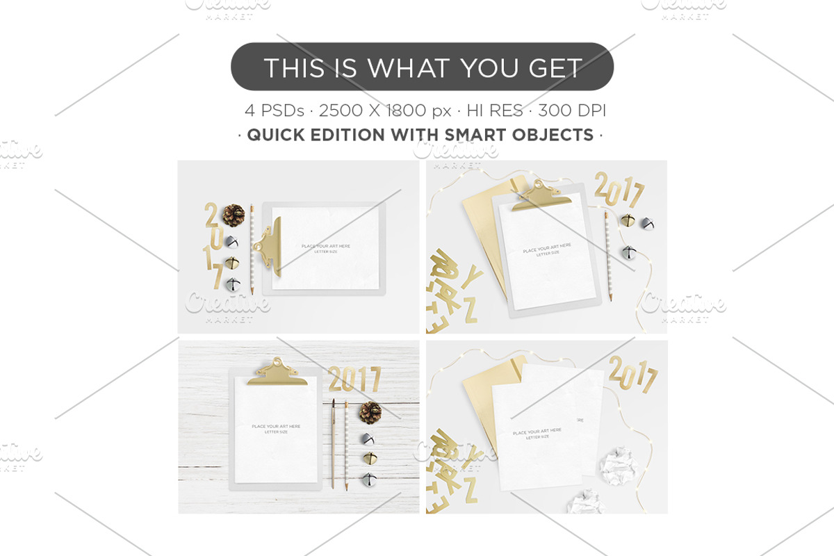 White Clipboard Mockup, a Print Template by tomodachi studio (Photo 3 of 4)