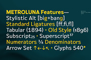 Metroluna, a Sans Serif Font by Locomotype (Thumbnail 5 of 11)