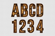 Rusty Neon Font, a Sans Serif Font by Handmadefont (Thumbnail 19 of 19)
