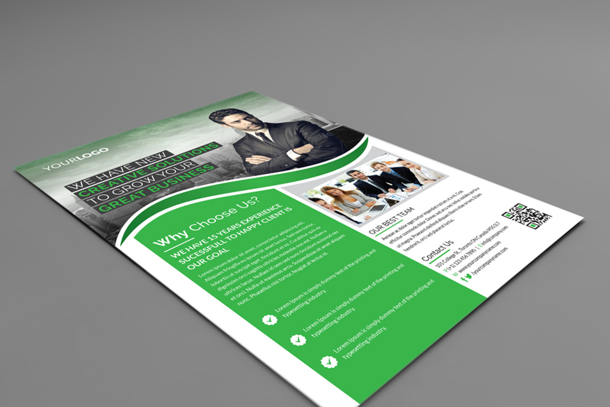 Corporate Flyer, a Flyer Template by RQ Designs (Photo 4 of 6)