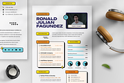 Brutal Tones Design Artistry Resume, a Resume Template by SquidPixey (Thumbnail 2 of 6)