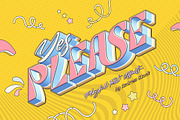 Playful Text Effects, a Layer Style Add-On by Andrew Skoch Design (Thumbnail 5 of 9)